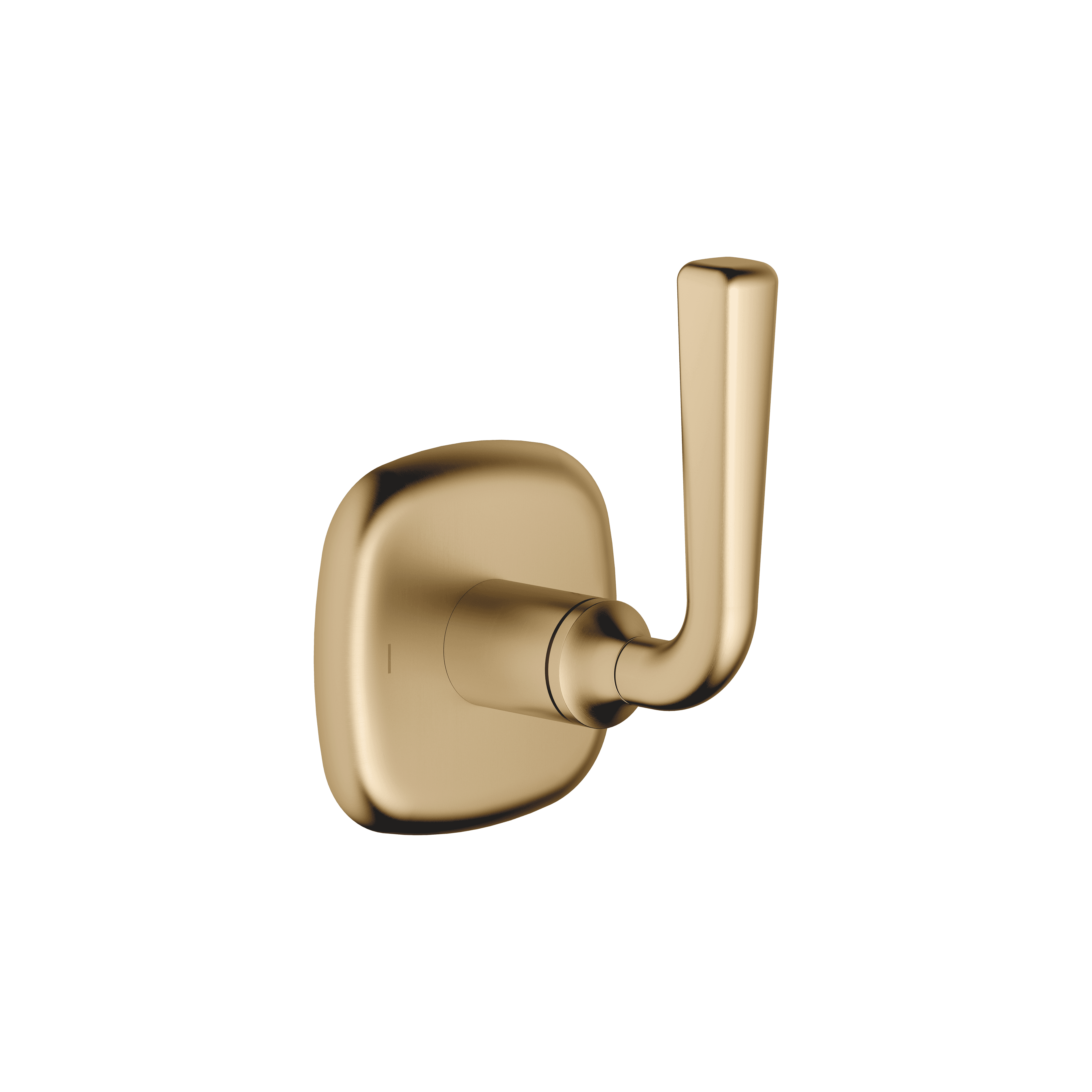 COYA Concealed two-way diverter in Brushed Dark Brass (PVD)