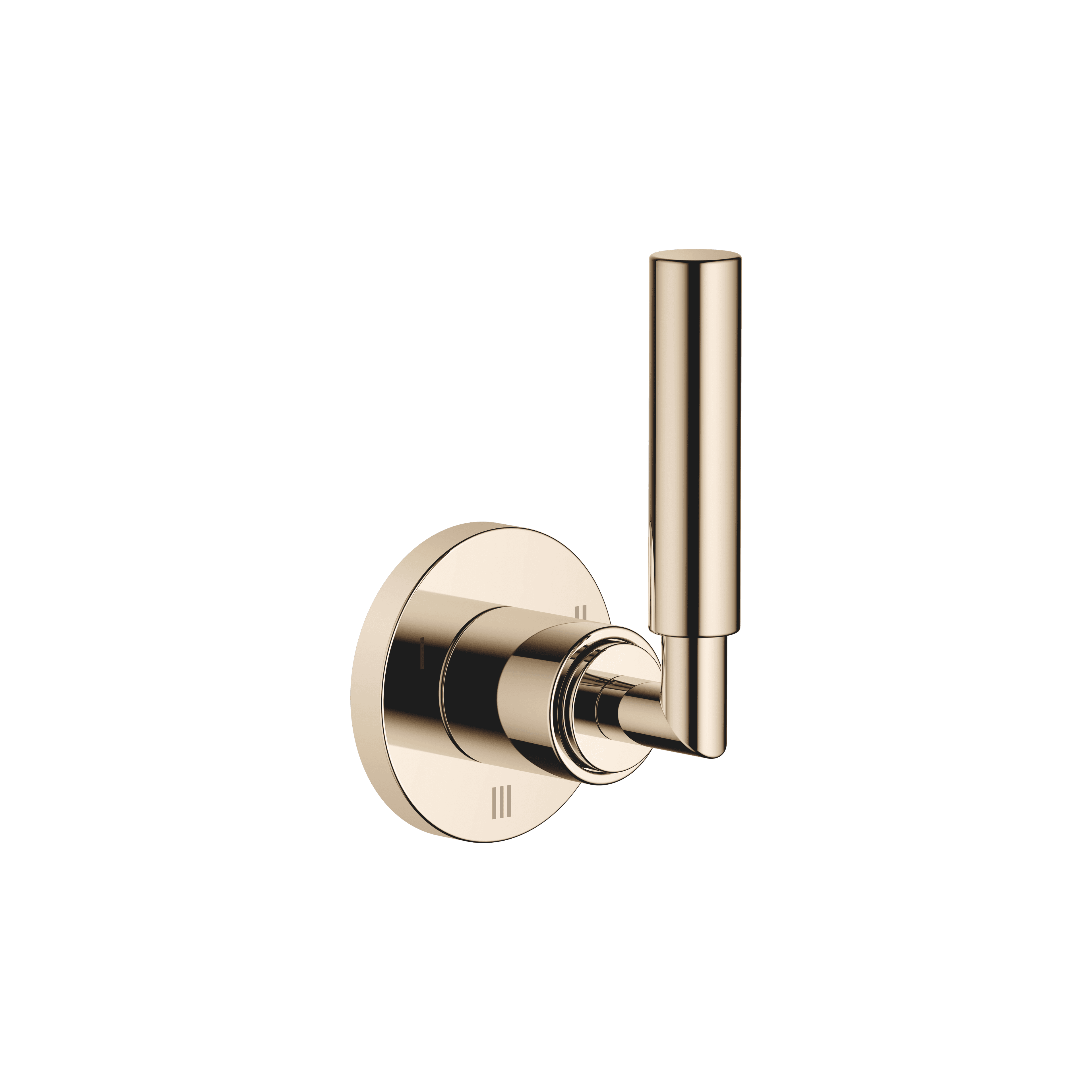 TARA Concealed three-way diverter in Champagne (22kt Gold)