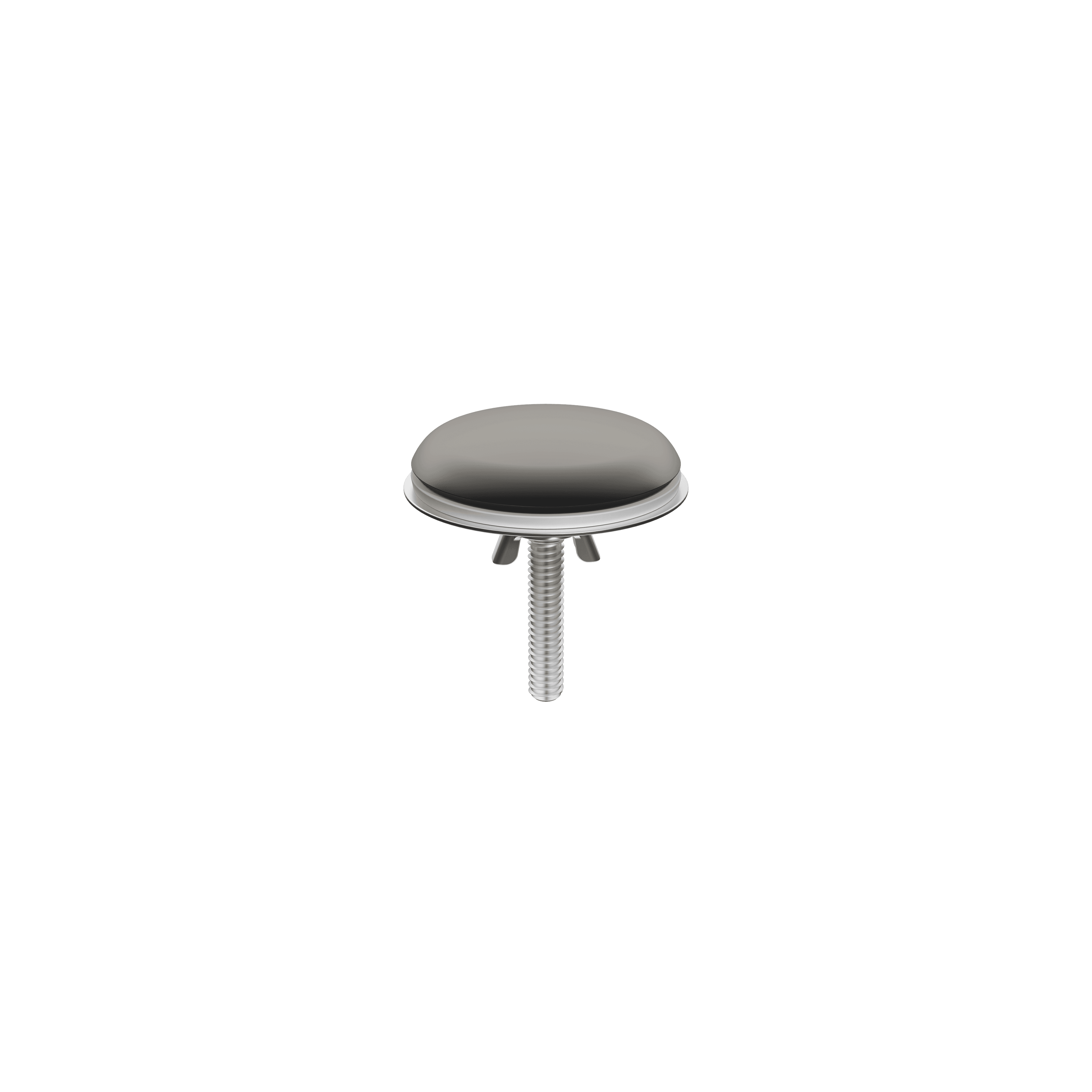 Cover for tap hole in Brushed Dark Platinum