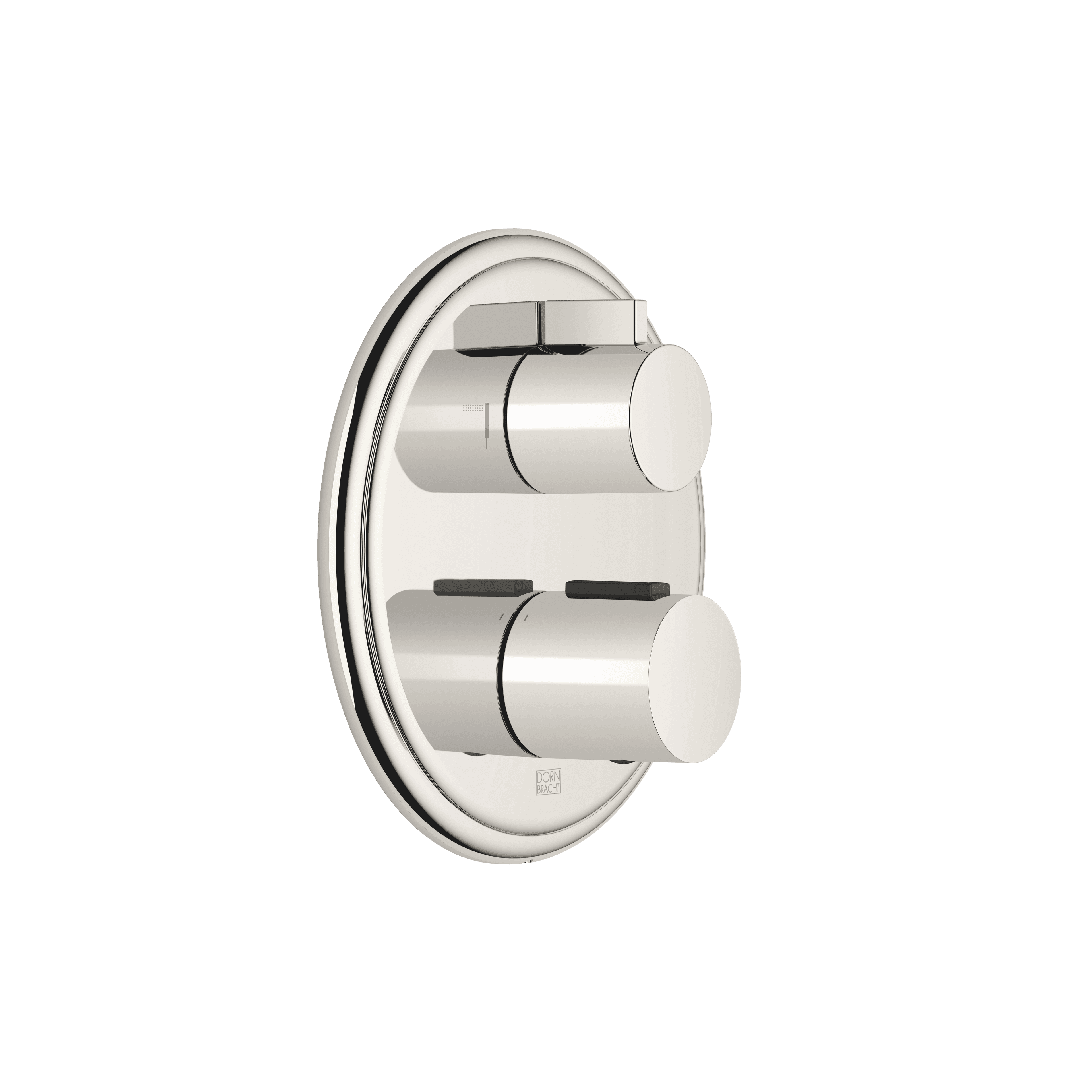 MADISON Concealed thermostat with two function volume control in Platinum