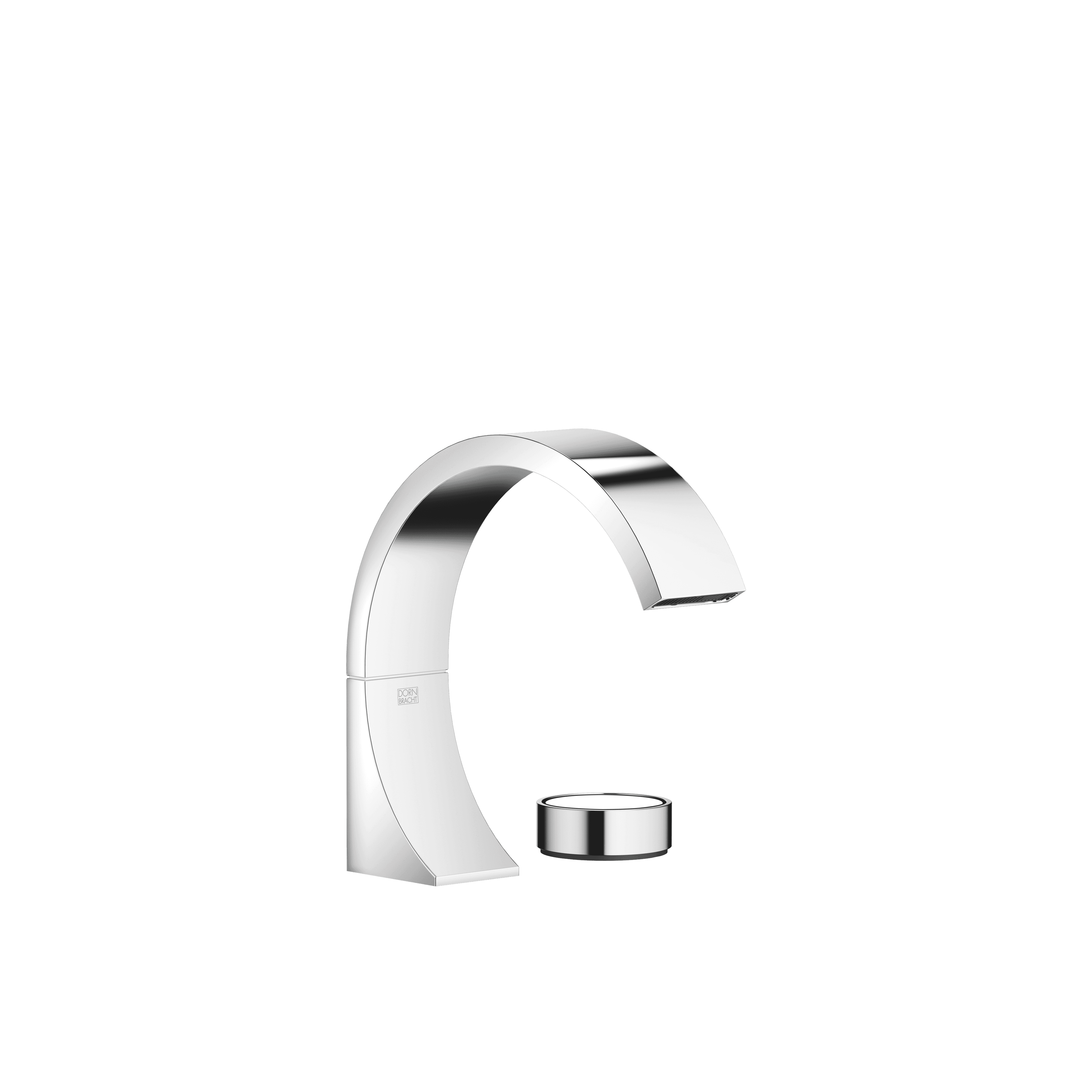 CYO Two-hole basin mixer without pop-up waste in Chrome