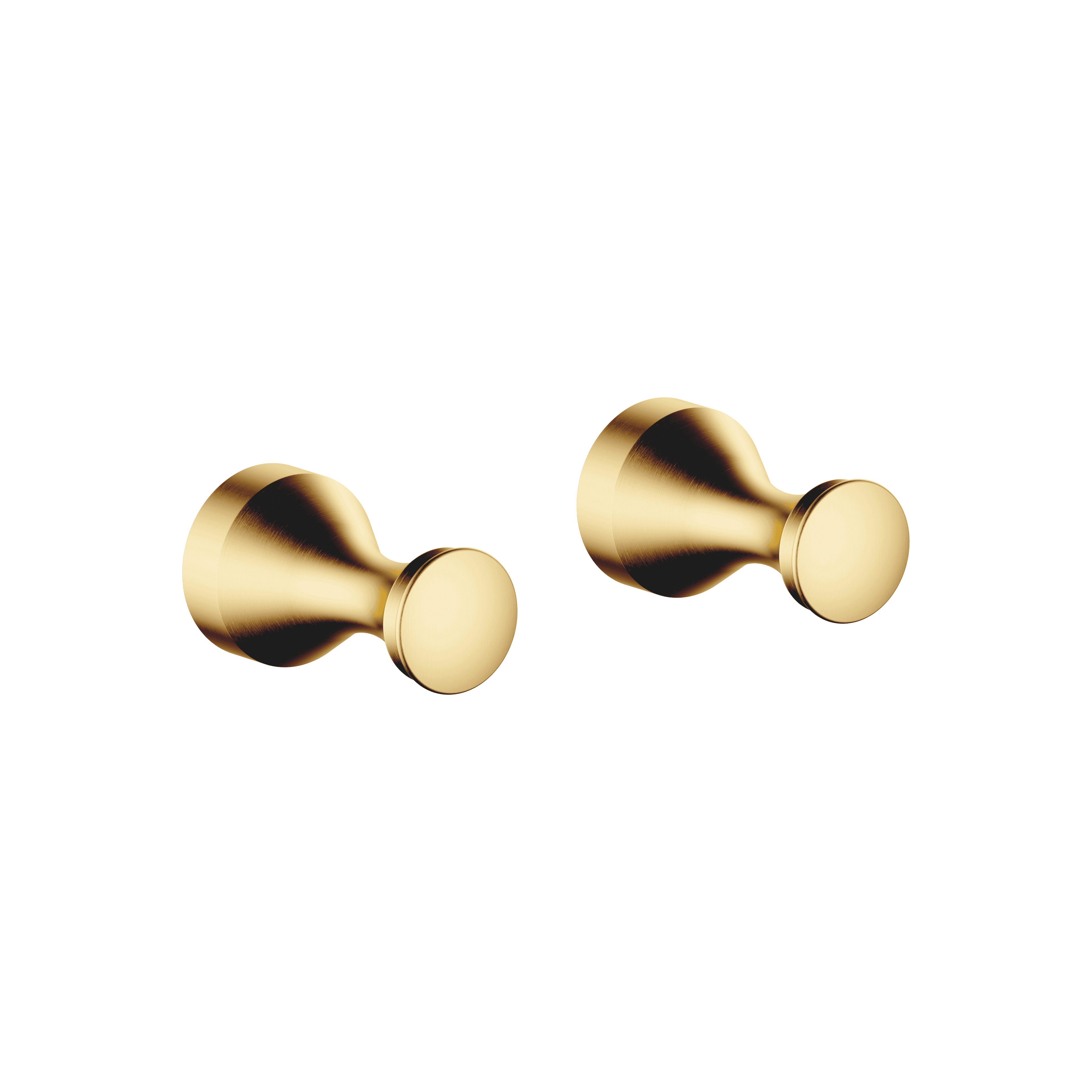 MADISON Hooks in Brushed Durabrass (23kt Gold)