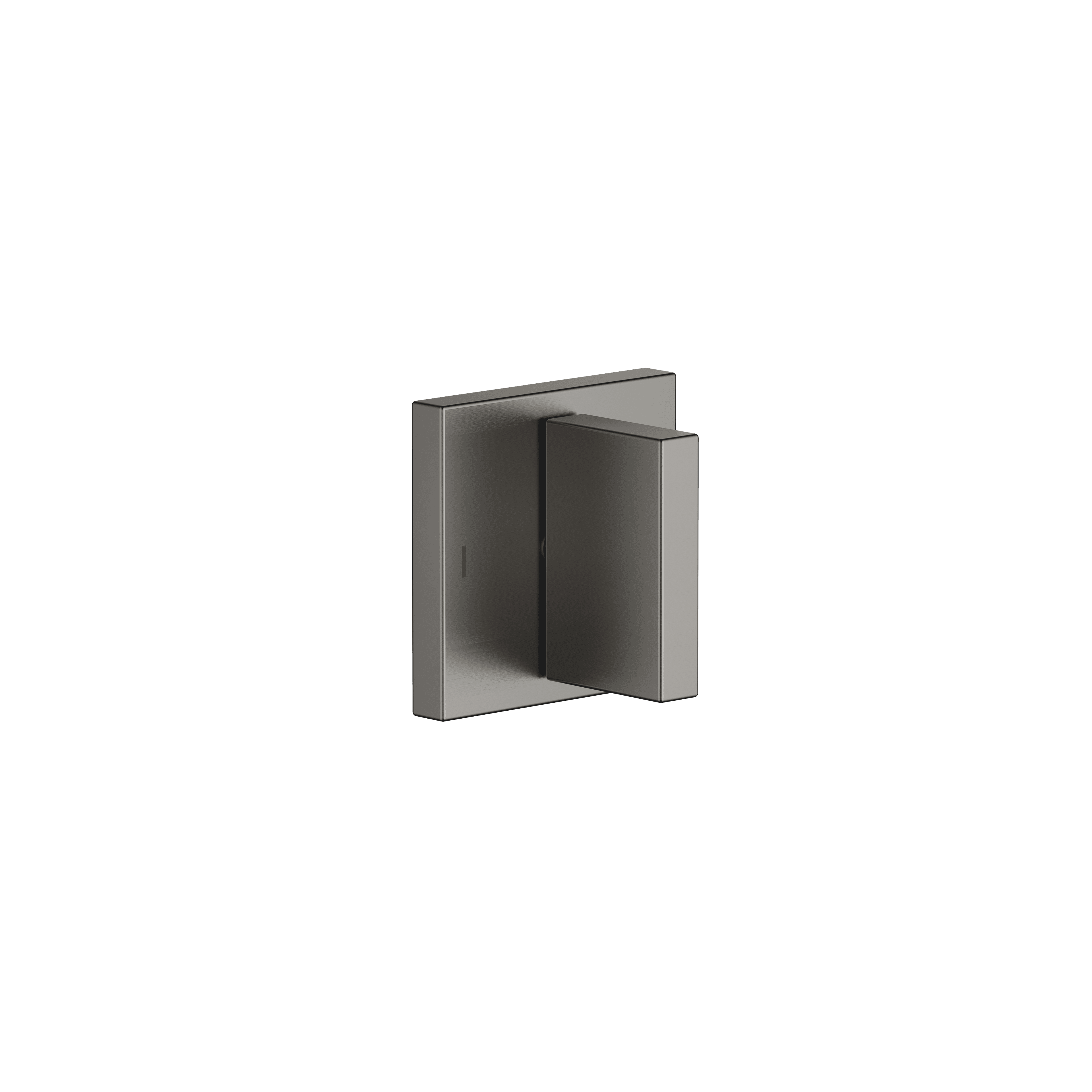 MEM Concealed two-way diverter in Brushed Dark Platinum