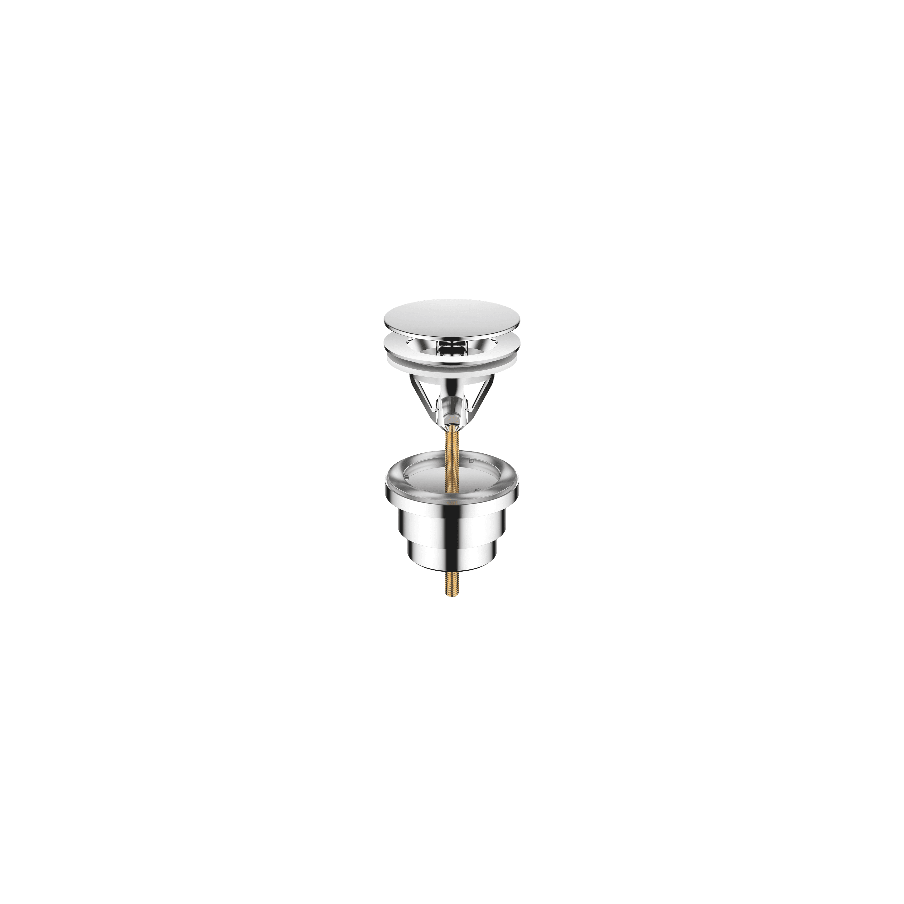 Basin Waste without press-closing 1 1/4" in Chrome