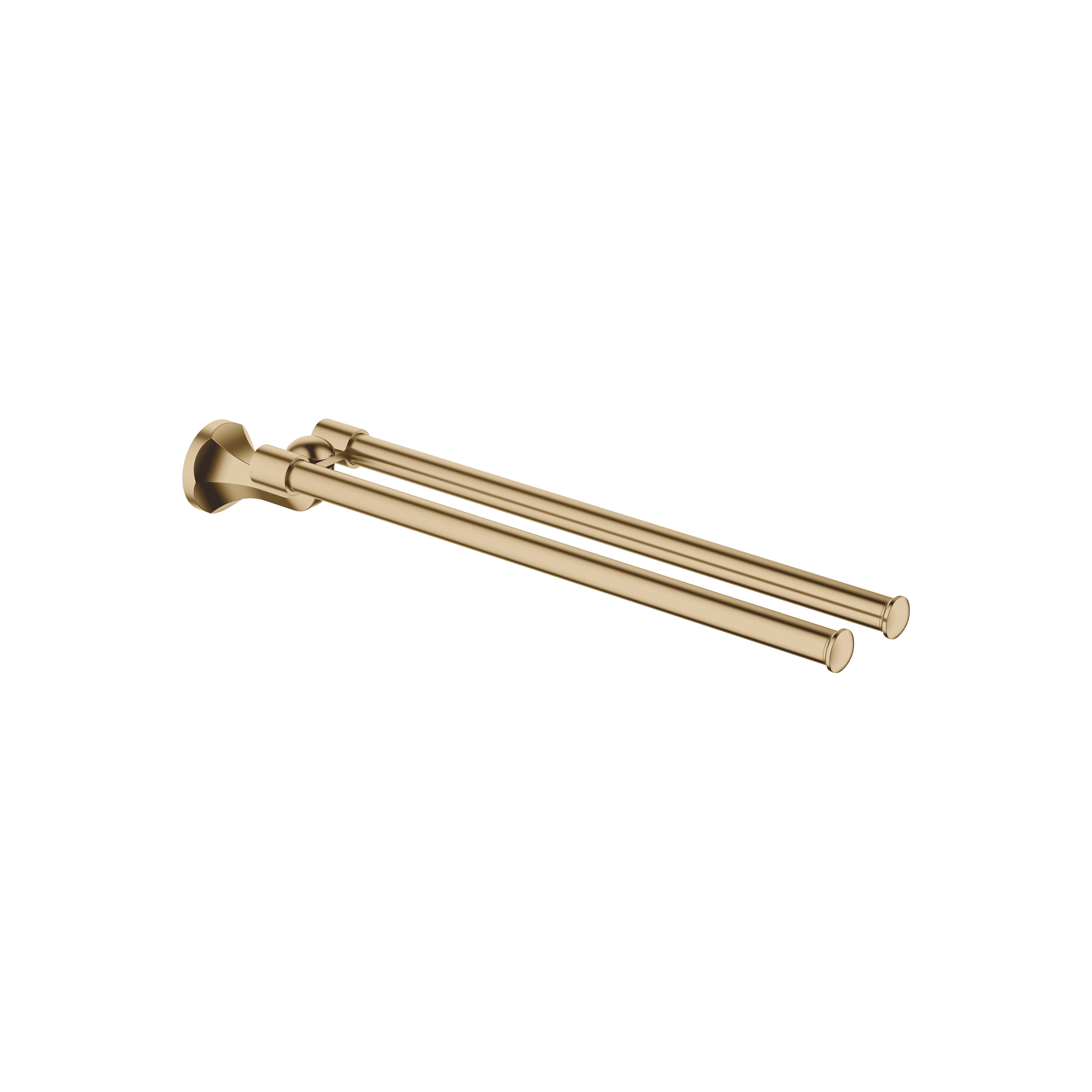 MADISON Towel bar in two parts swivel in Brushed Dark Brass (PVD)