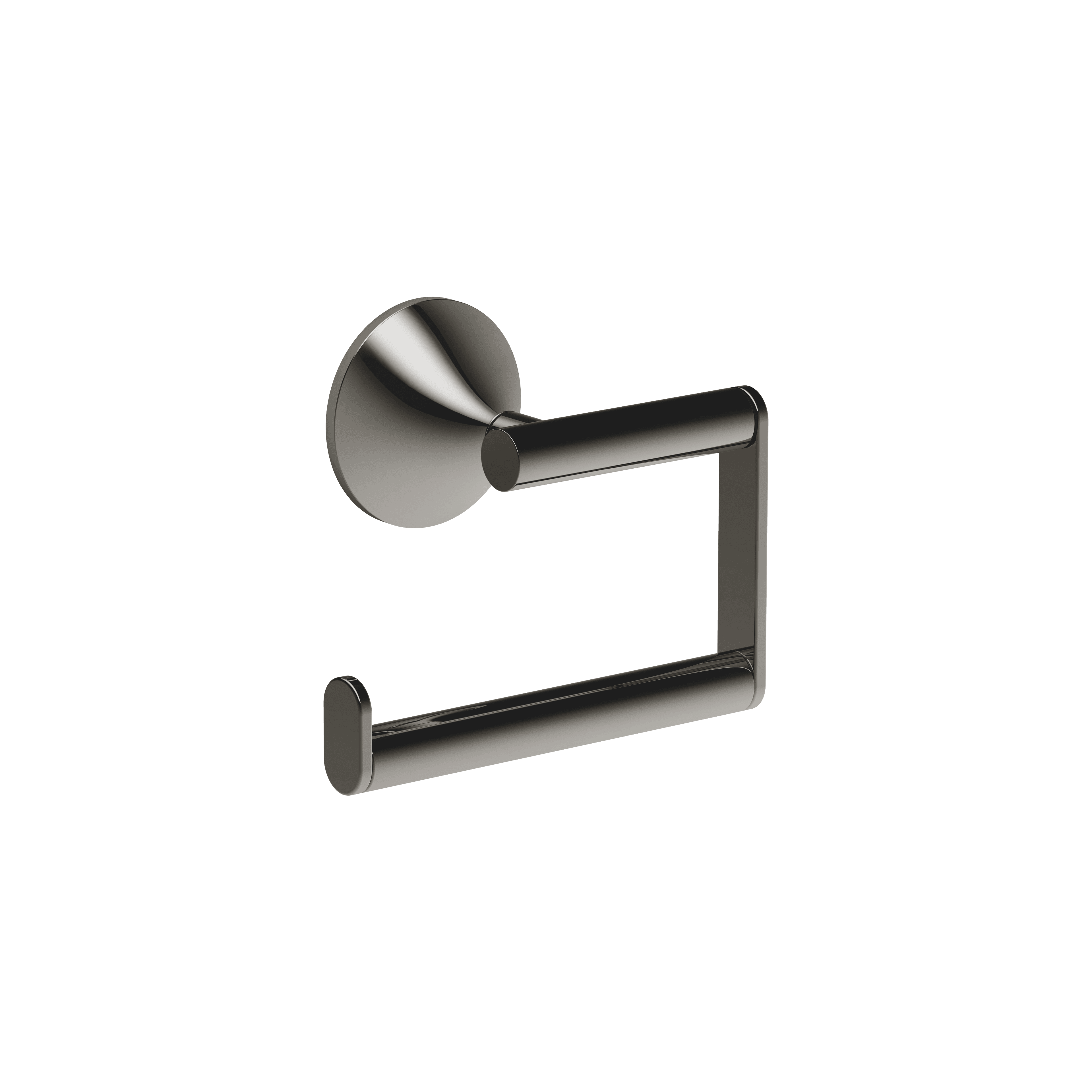 VAIA Tissue holder without cover in Dark Chrome