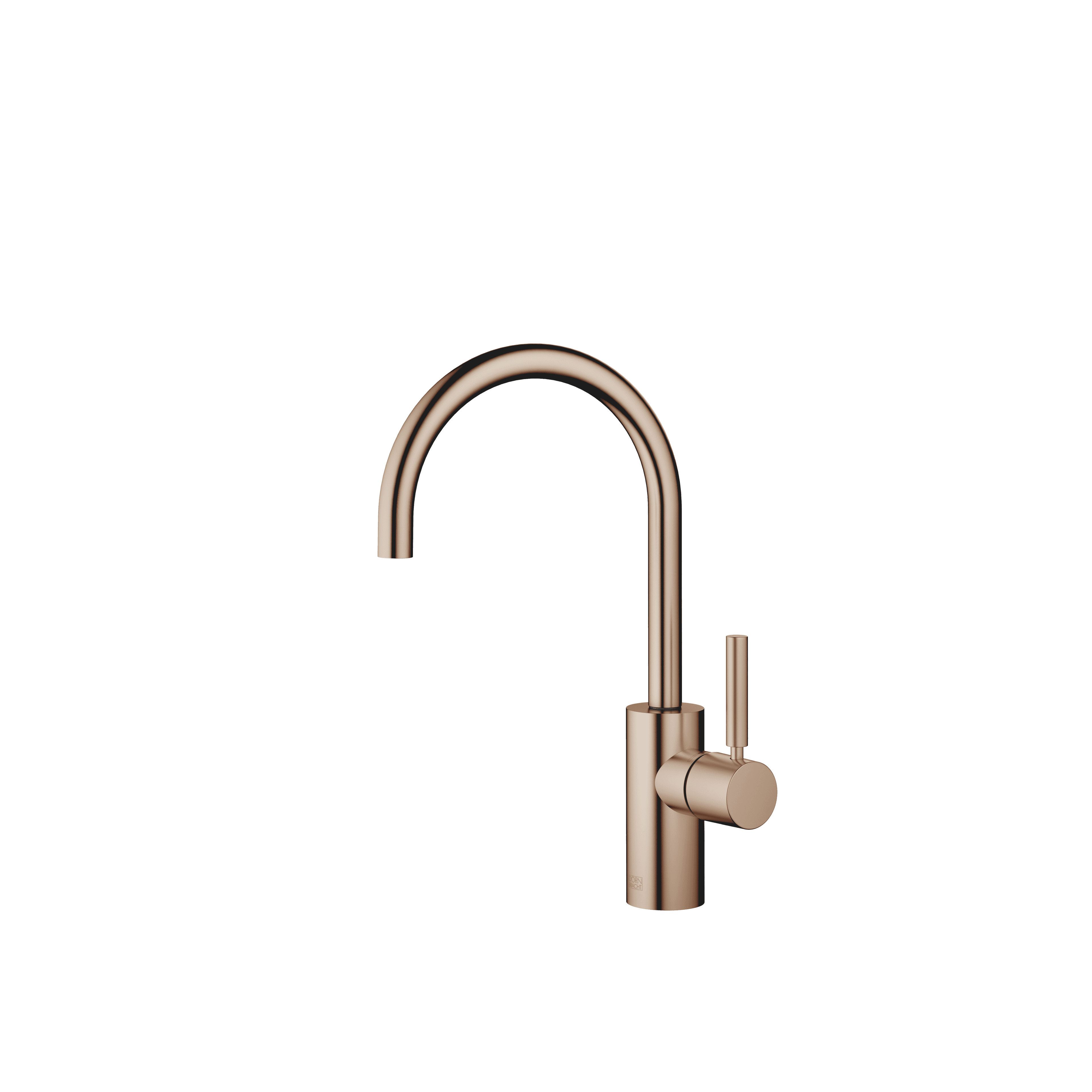 META Single-lever basin mixer without pop-up waste in Brushed Bronze (PVD)