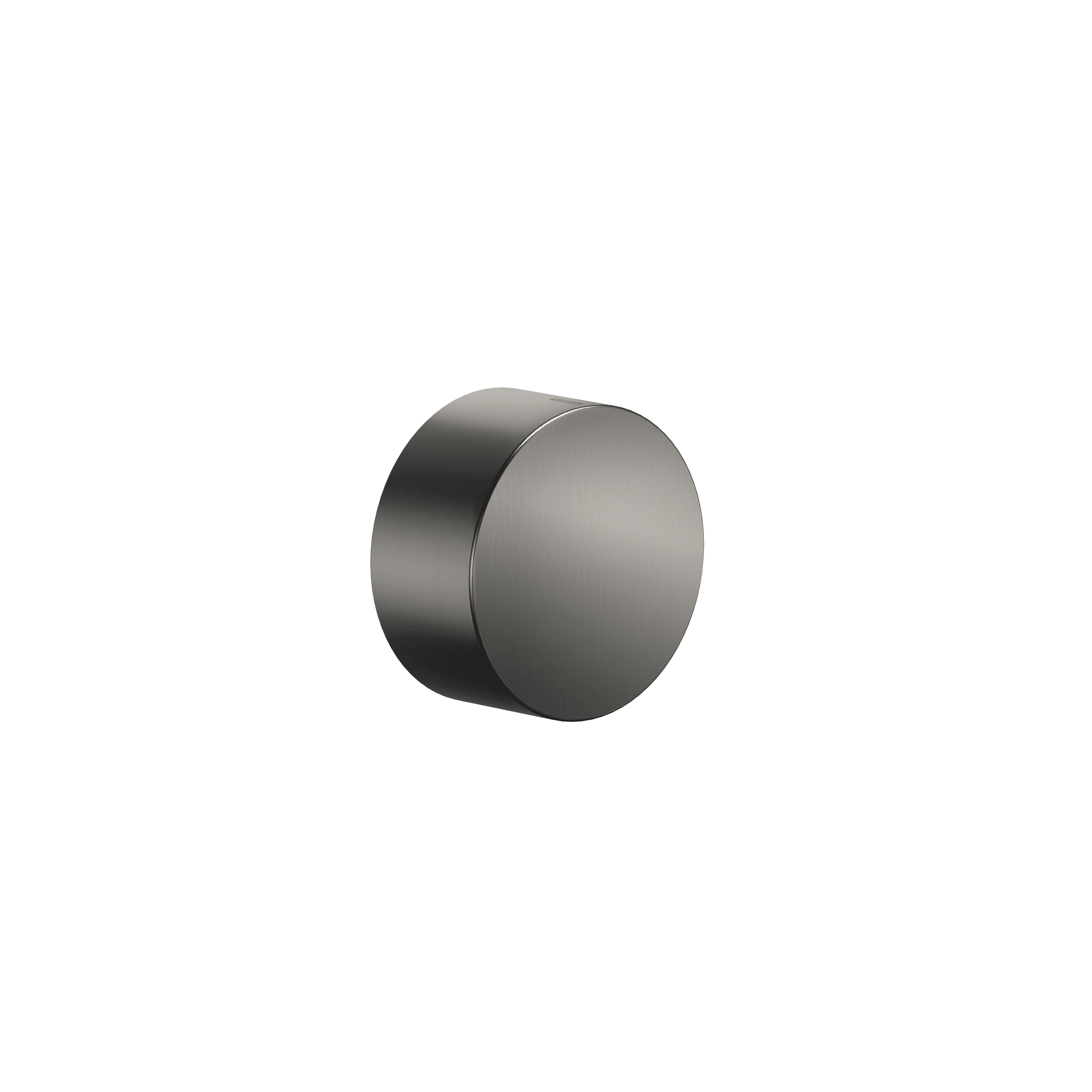 Wall valve clockwise closing cold 1/2" in Brushed Dark Platinum