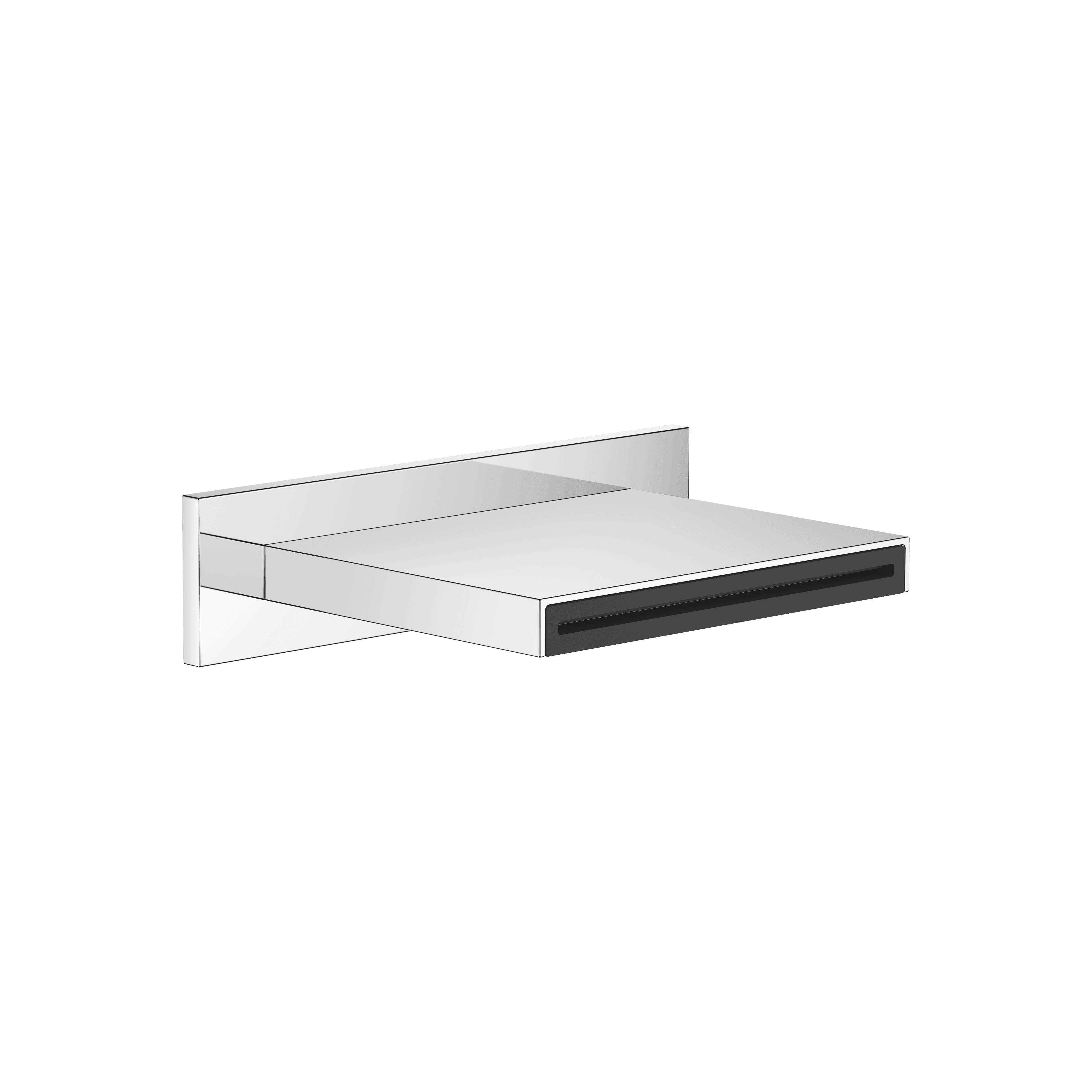 WATER SHEET Cascade spout for wall mounting in Chrome