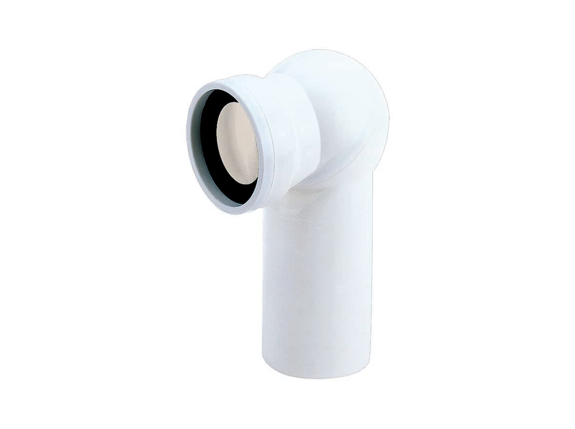 Dallmer Atlas WC elbow type 87, white, DN 100