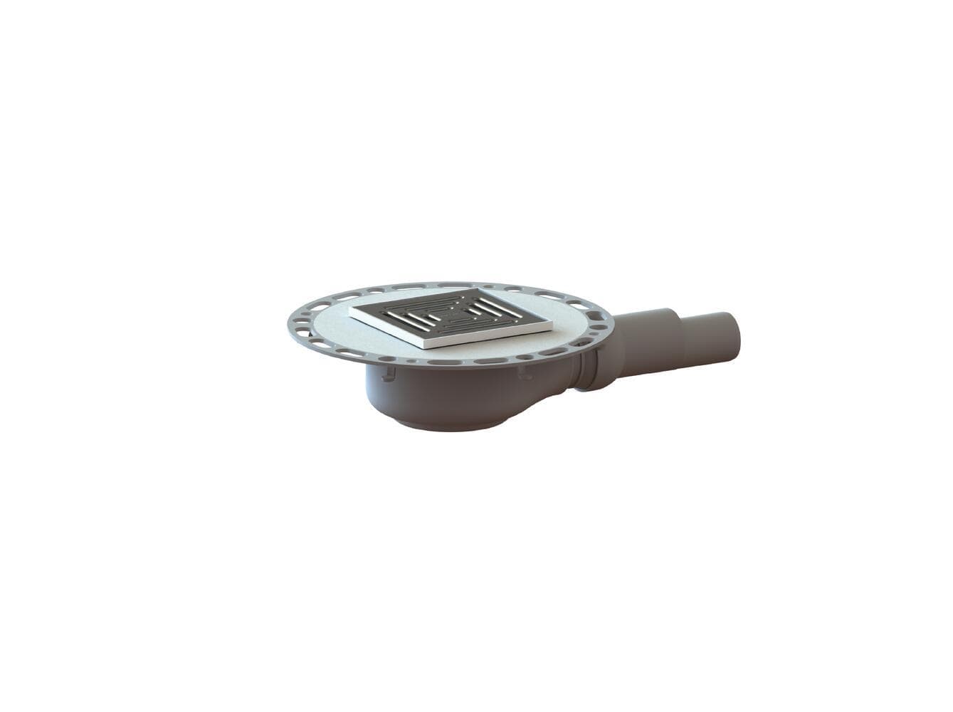 Dallmer Floor drain TistoPlan K 12, DN 40/DN 50, 120 x 120 mm 513090