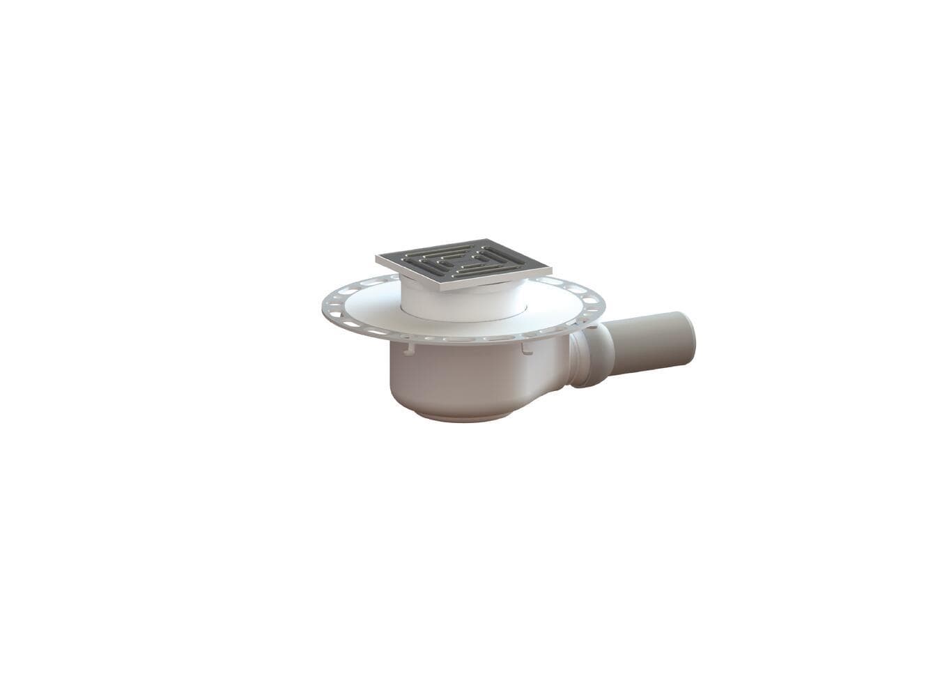 Dallmer Floor drain TistoDrain CKC 12, DN 50, 120 x 120 mm 513786