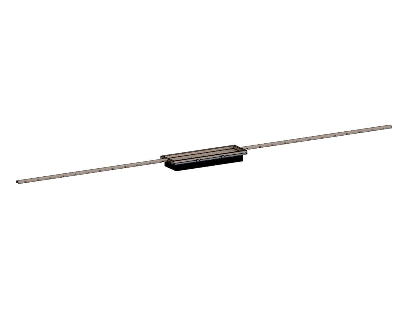 Dallmer Shower channel CeraFloor Connect red gold matt, 800 - 1500 mm 527516