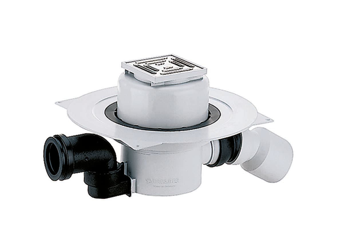 Dallmer Floor drain type 55 E, DN 50/DN 70, 100 x 100 mm
