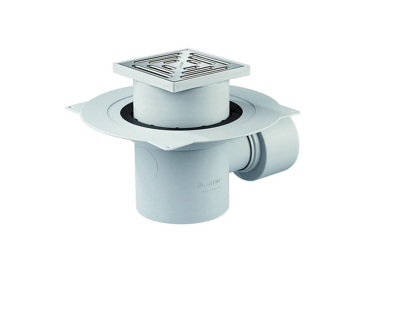 Dallmer Floor drain type 57 KE, DN 50/DN 70, 150 x 150 mm