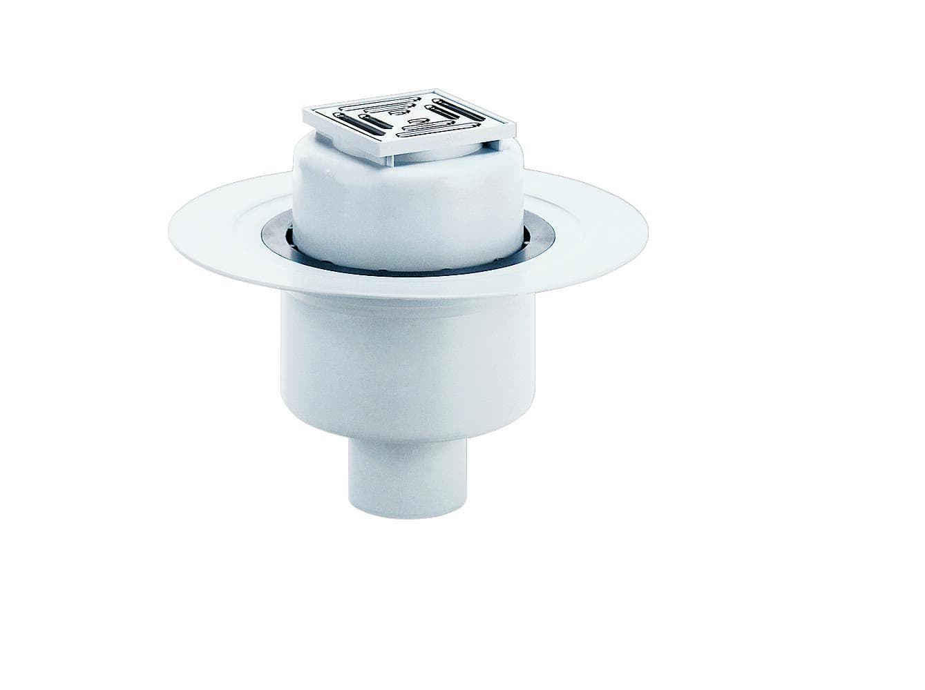 Dallmer Floor drain type 61 HT/E, DN 50/DN 70, 100 x 100 mm