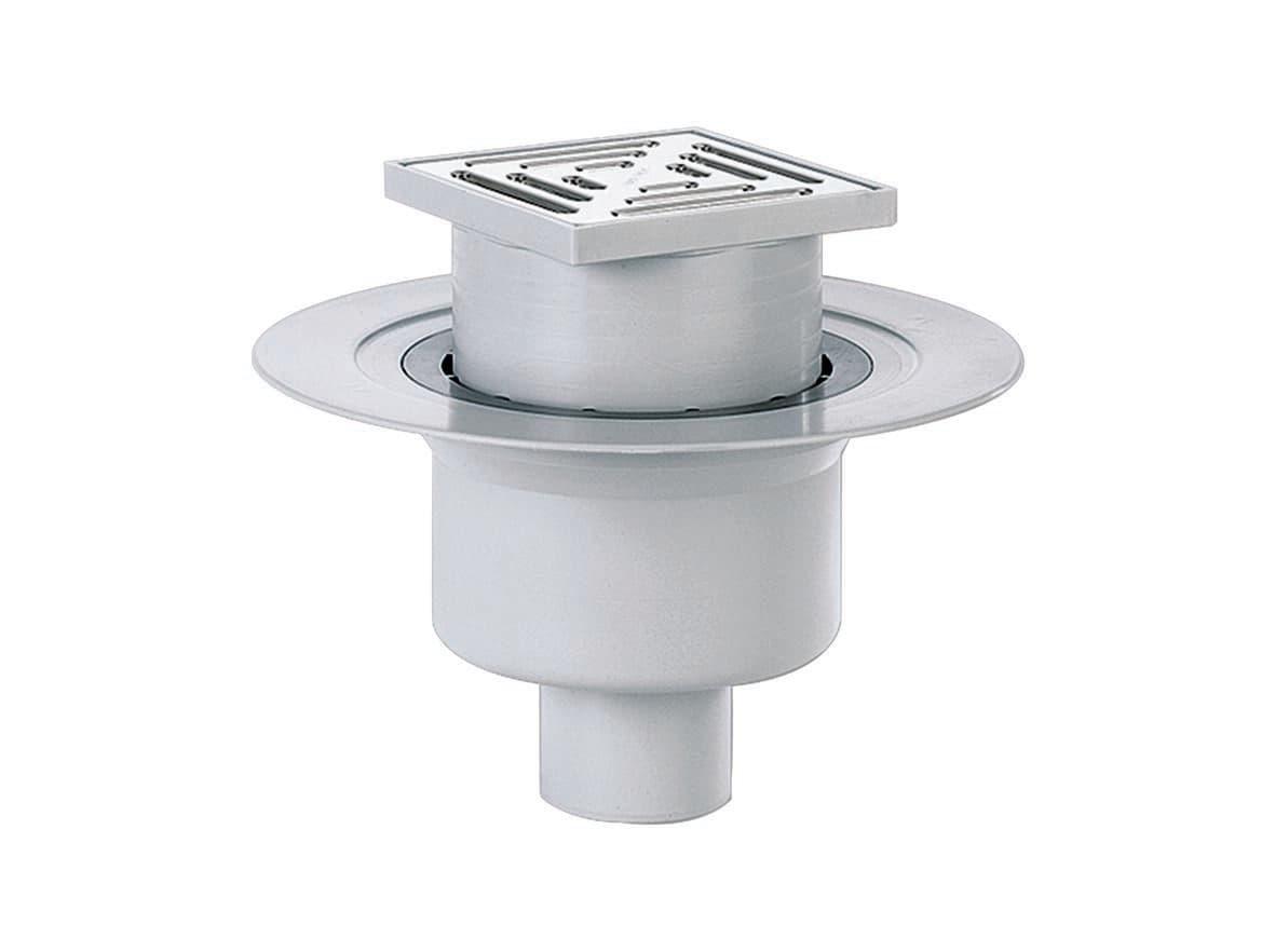 Dallmer Floor drain type 61 HT/KE, DN 100, 150 x 150 mm