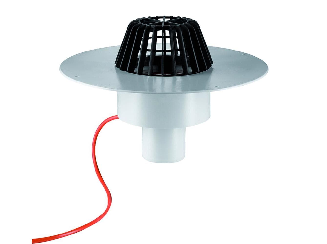 Dallmer Roof drain type 62 H PVC, heated, DN 70 623140