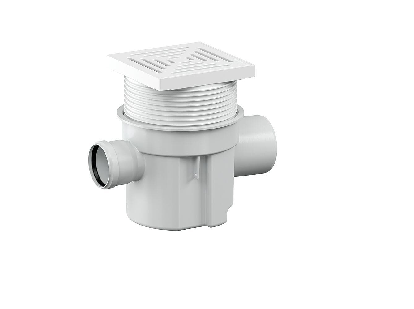 Dallmer Anti-flooding drain DallSafe 200/1 K, DN 100, 200 x 200 mm 720207