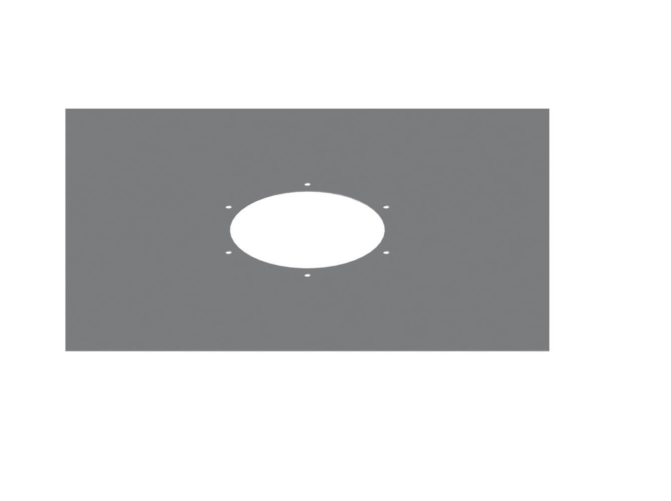 Dallmer Waterproofing collar type 65, PVC, 500 x 500 mm
