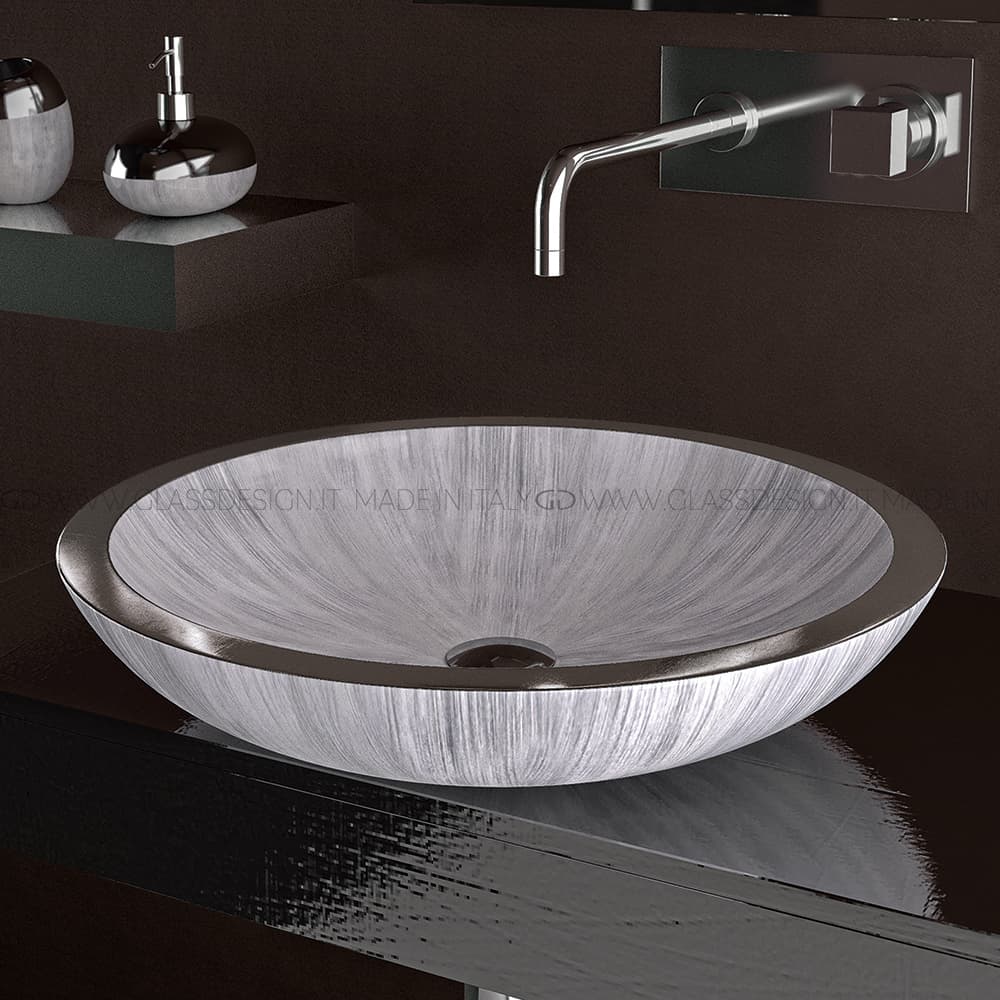 Glass Design Round ALUROA05