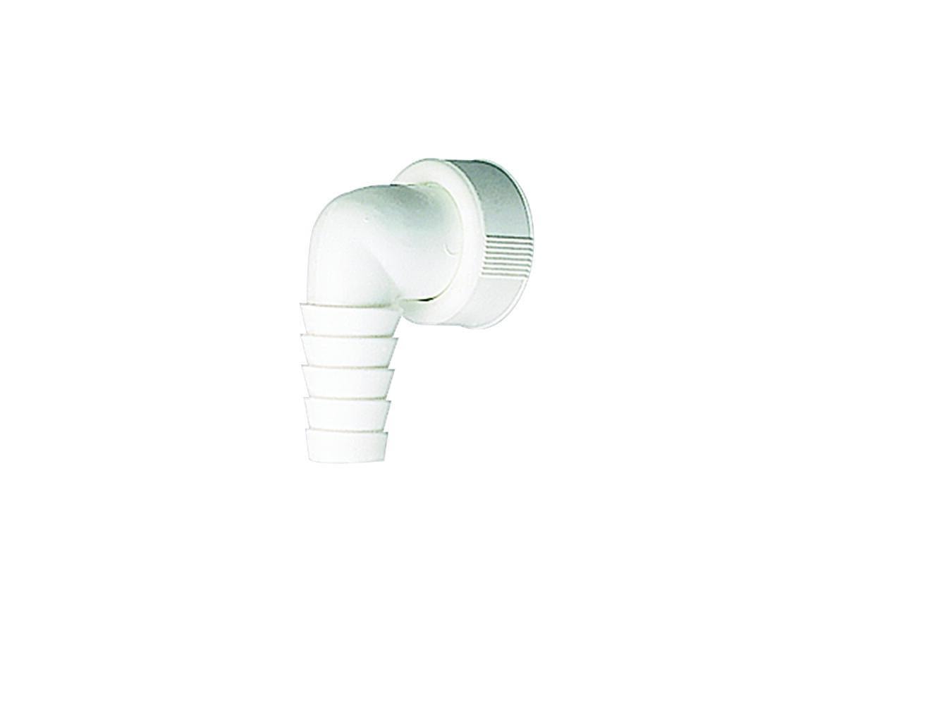 Dallmer Hose connector 90 degrees, white, 1", article 090300