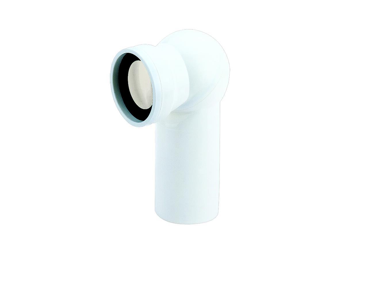 Dallmer Atlas WC elbow type 87, white, DN 100, article 280527