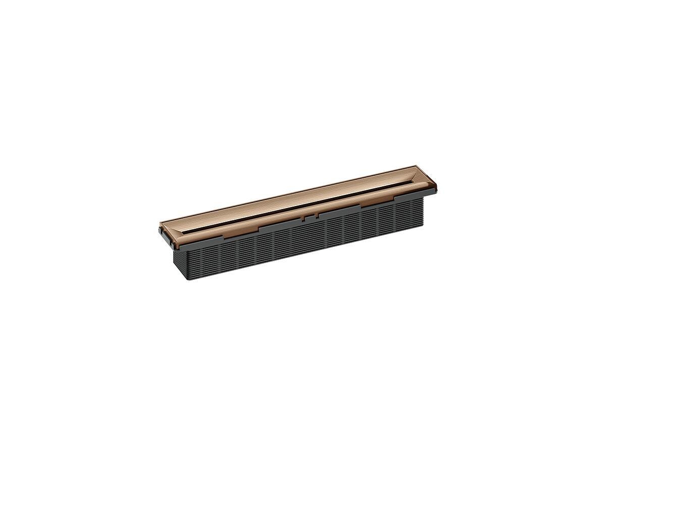 Dallmer Shower channel Zentrix red gold matt, article 511348
