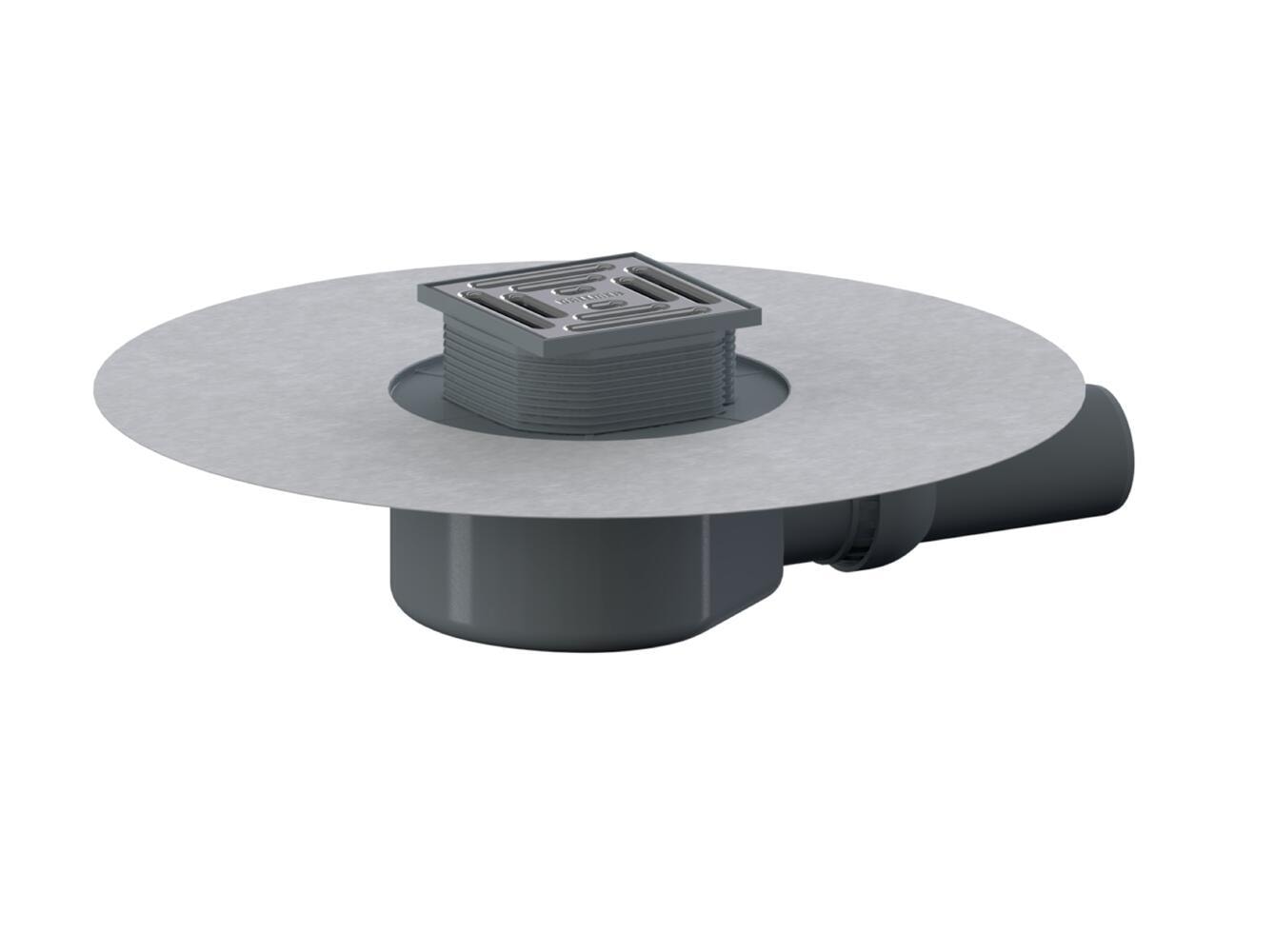 Dallmer Floor drain DallDrain Pure OM, DN 50, 100 x 100 mm, article 517548