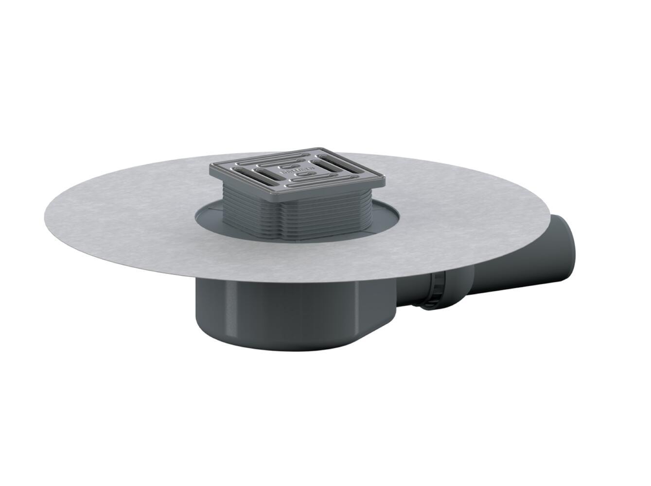 Dallmer Floor drain DallDrain Select OM, DN 50, 100 x 100 mm, article 517555