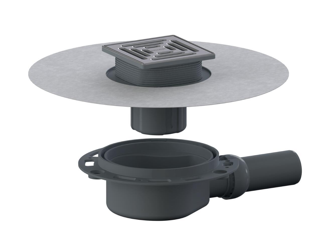 Dallmer Floor drain DallDrain Select OM, DN 50, 120 x 120 mm, article 517579