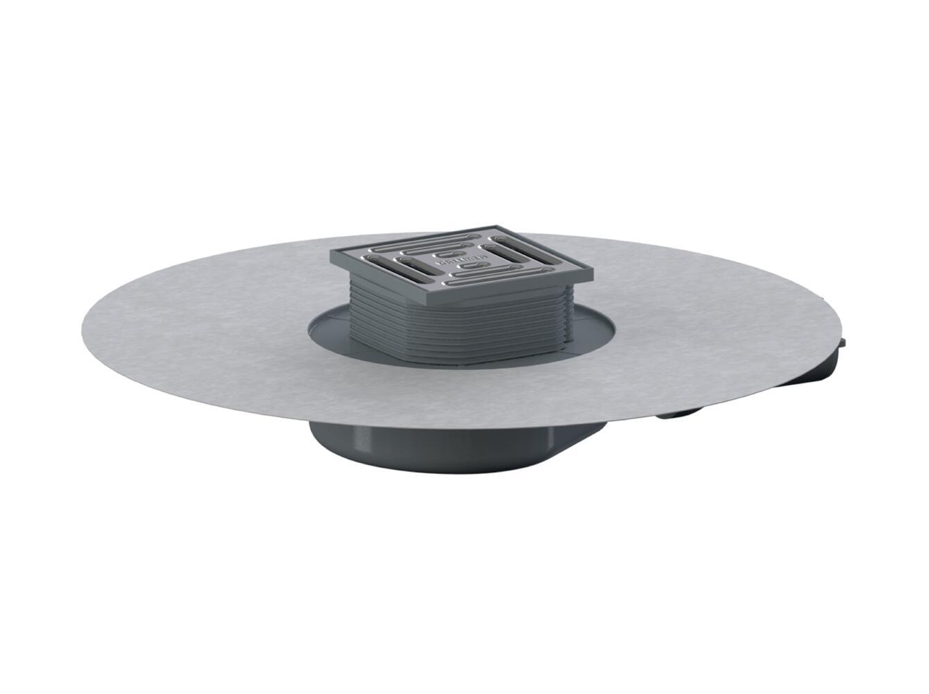 Dallmer Floor drain DallDrain Pure Plan OM, DN 40, 100 x 100 mm, article 517586