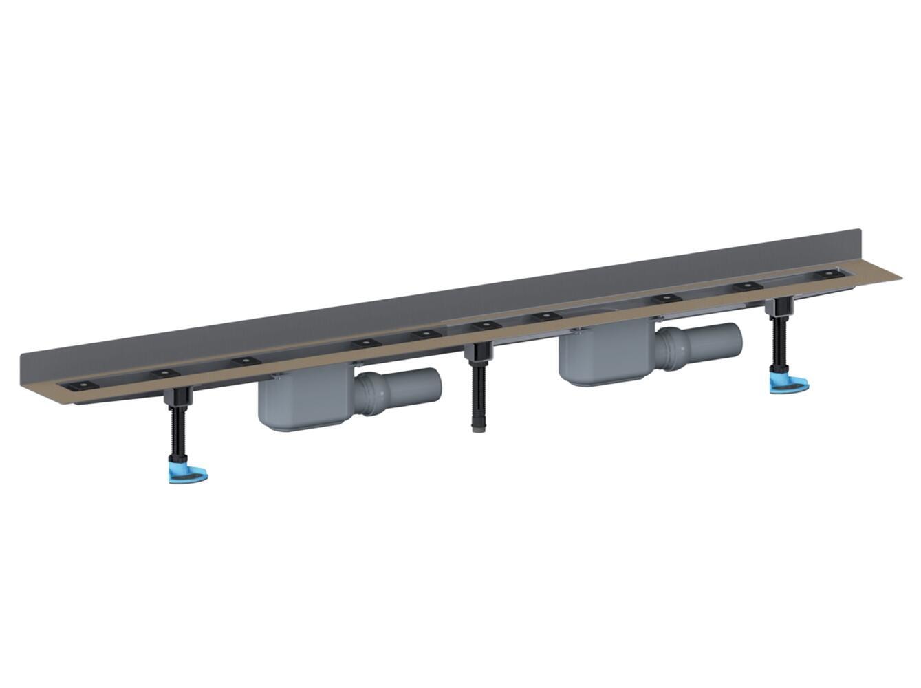Dallmer Shower channel CeraLine W Duo 1900 mm, DN 50, article 524157