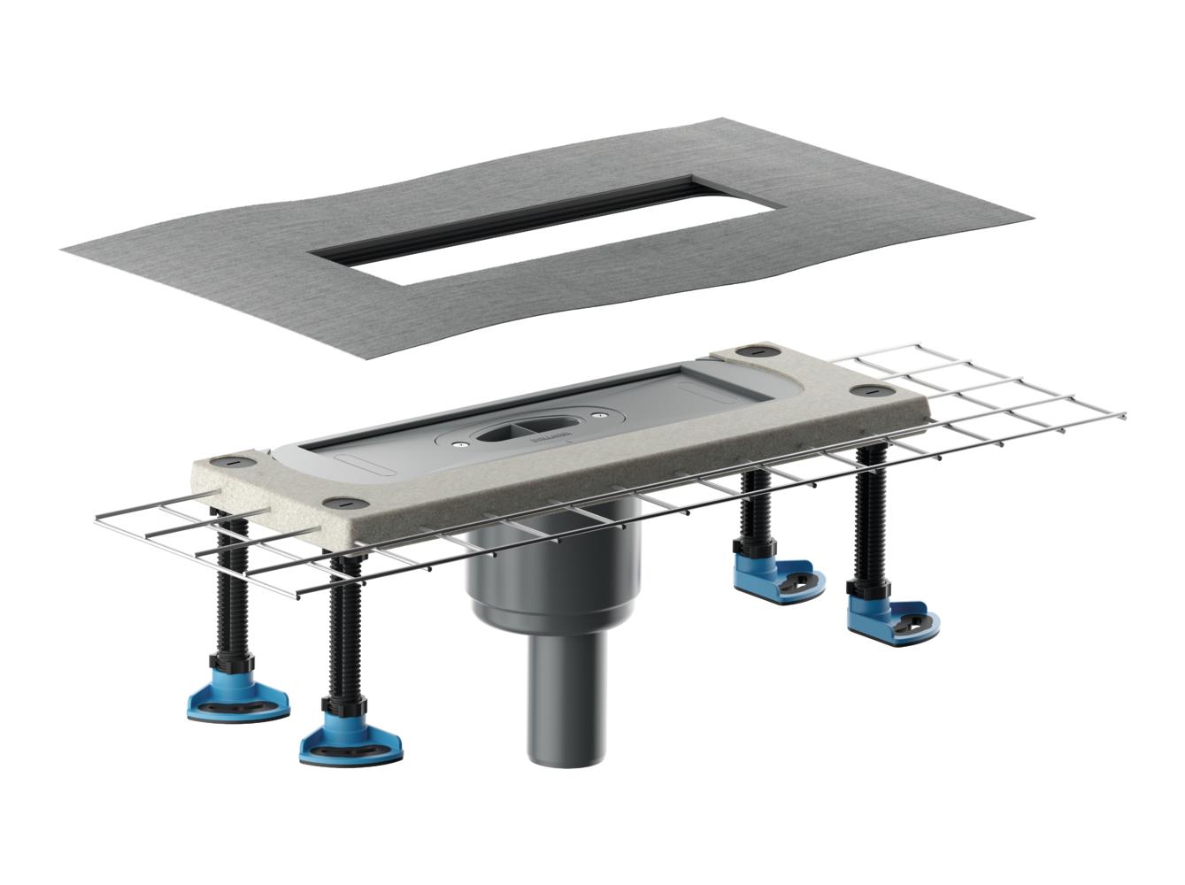 Dallmer Drain body CeraFlex vertical, DN 50, article 537164