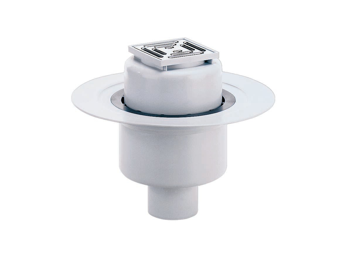Dallmer Floor drain type 61 HT/E, DN 50/DN 70, 100 x 100 mm, article 611154