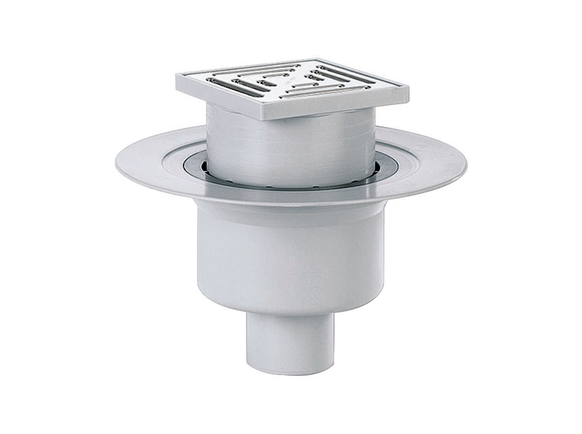 Dallmer Floor drain type 61 HT/KE, DN 100, 150 x 150 mm, article 611260