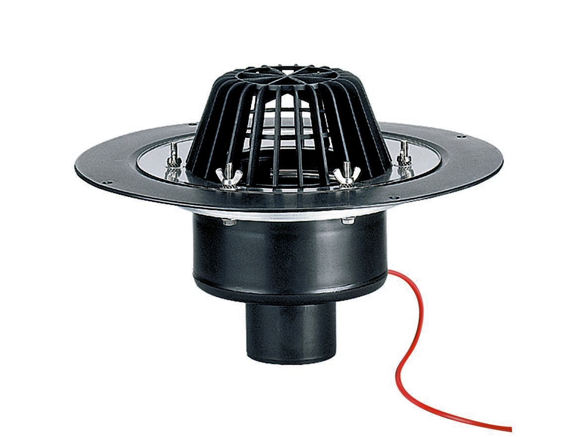 Dallmer Roof drain type 62 H clamp ring, heated, DN 100, article 621160