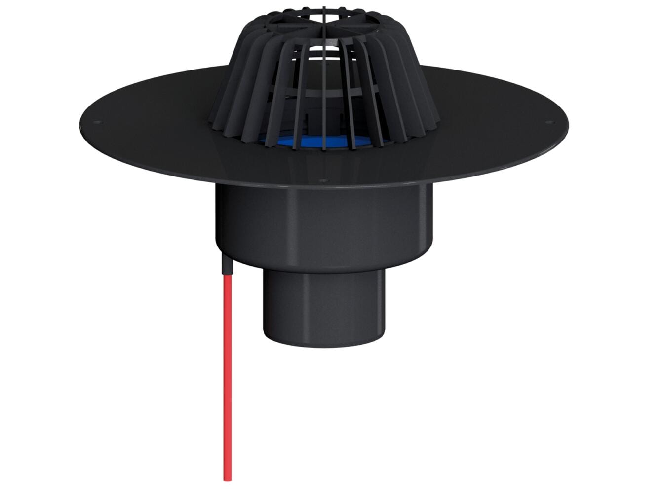 Dallmer Roof drain type 62 H FPO, heated, DN 125, article 621634