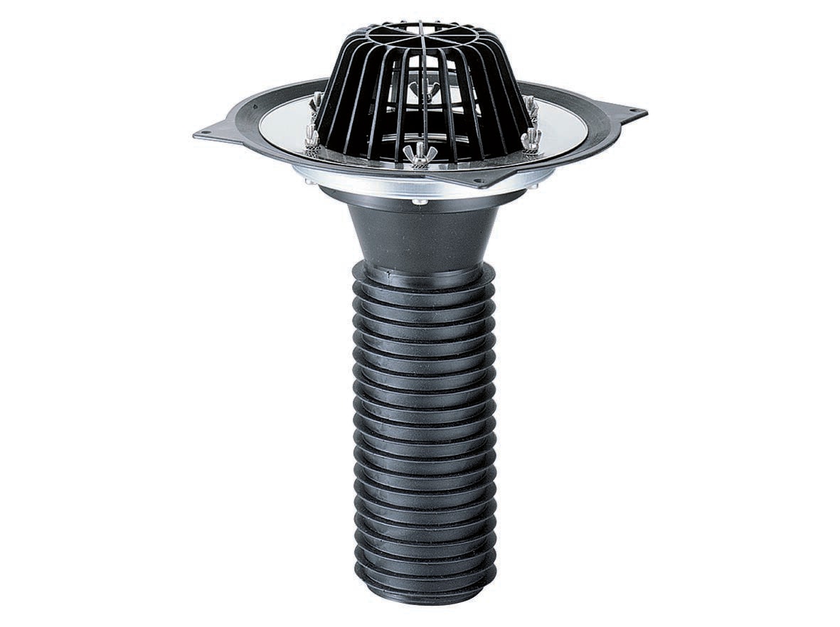 Dallmer Renova roof drain type 63 T clamp ring, 460 mm, DN 125, article 630087