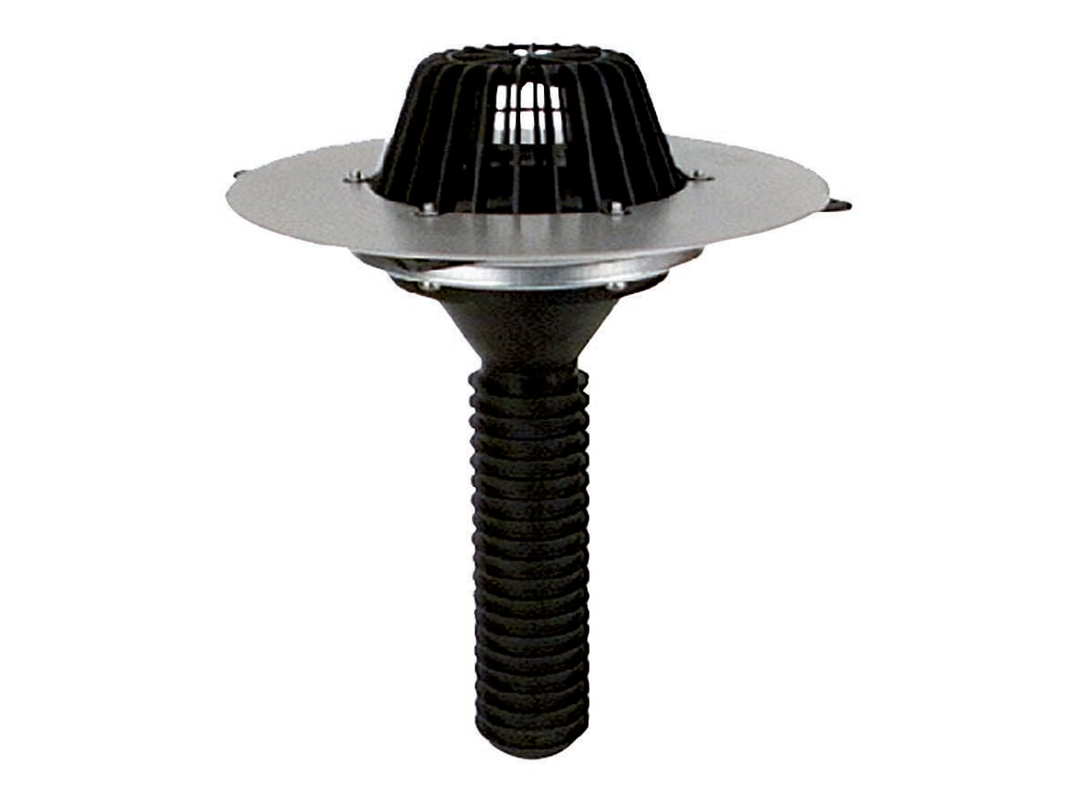 Dallmer Renova roof drain type 63 T PVC, 345 mm, DN 70, article 630346