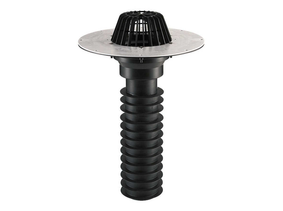 Dallmer Renova roof drain type 63 T PVC, 460 mm, DN 125, article 630384