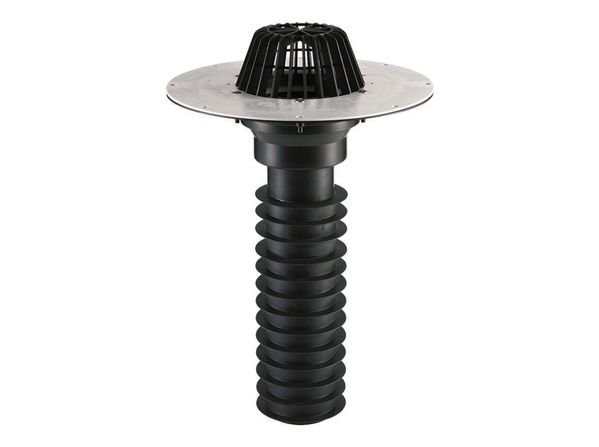 Dallmer Renova roof drain type 63 T PVC, 345 mm, DN 150, article 630391