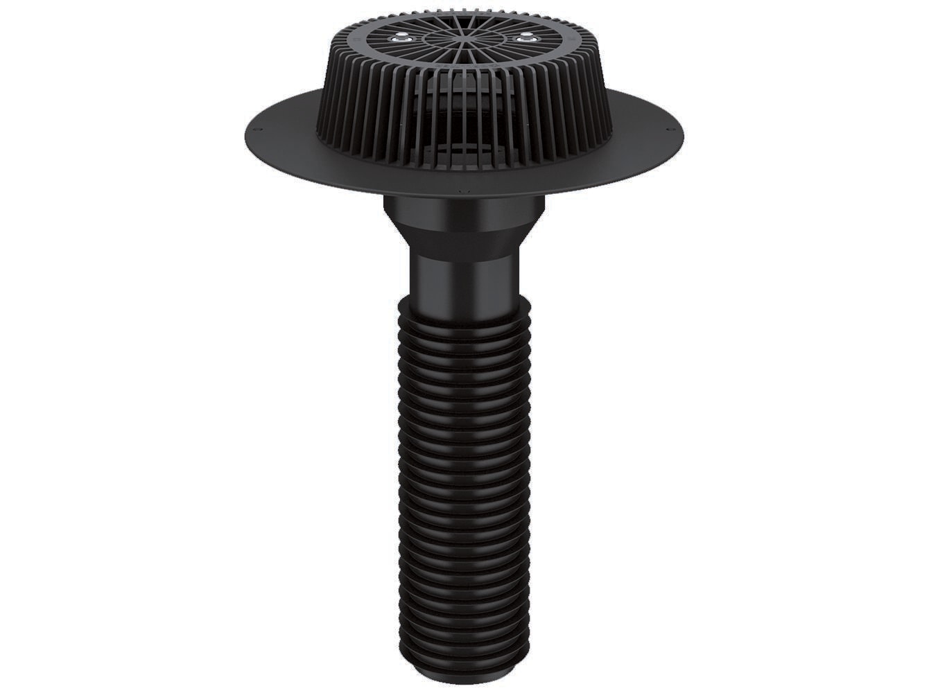 Dallmer Renova roof drain type 63 T FPO-PP, 460 mm, DN 100, article 630865
