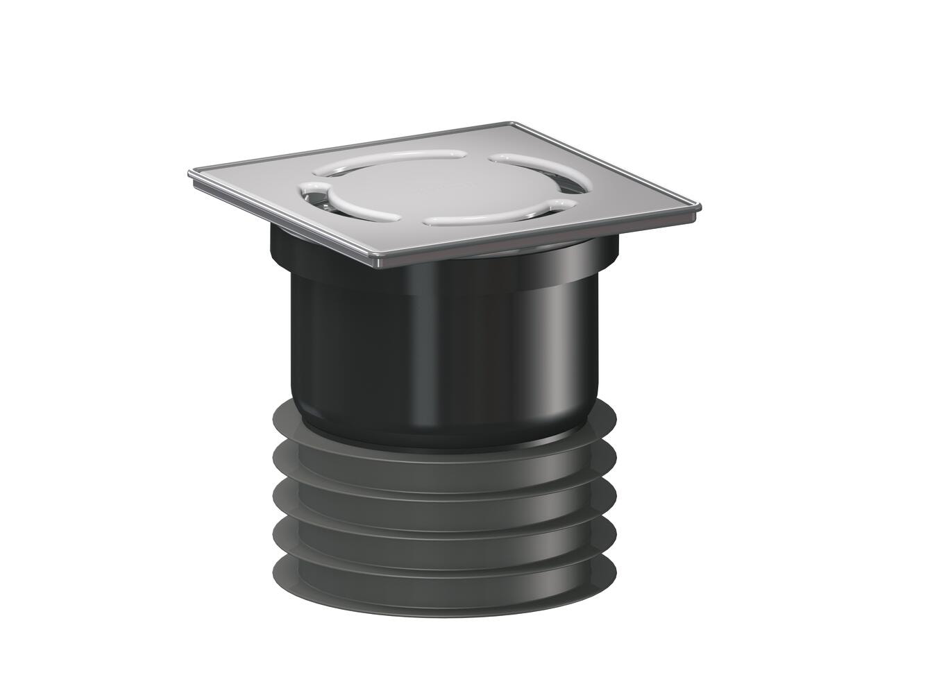 Dallmer Floor drain PRONTO Primus, DN 100, 120 x 120 mm, article 700032