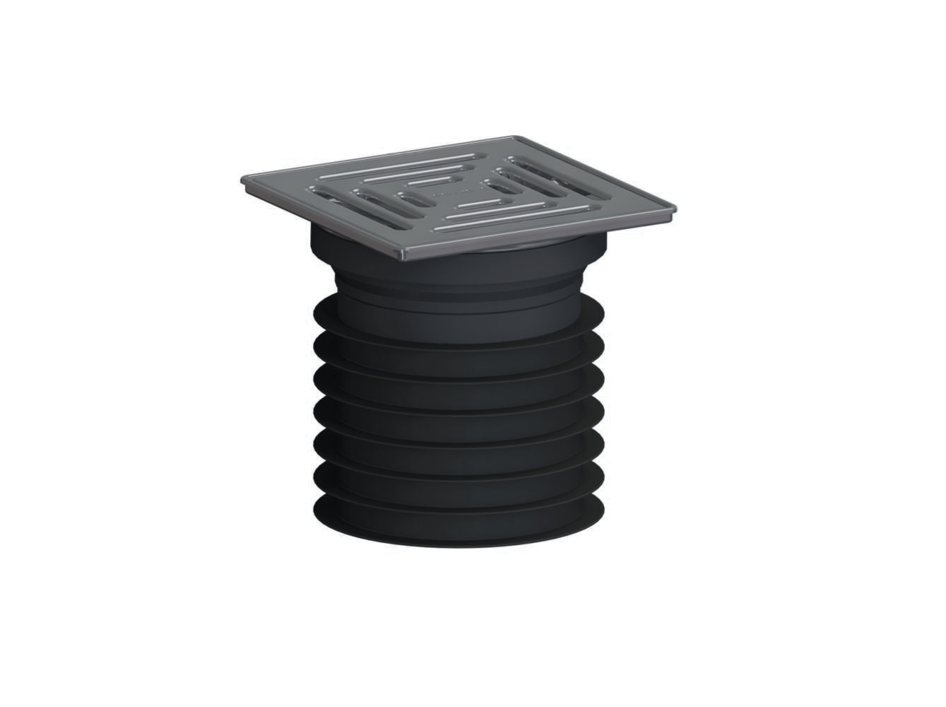 Dallmer Floor drain PRONTO, DN 100, 120 x 120 mm, article 700063
