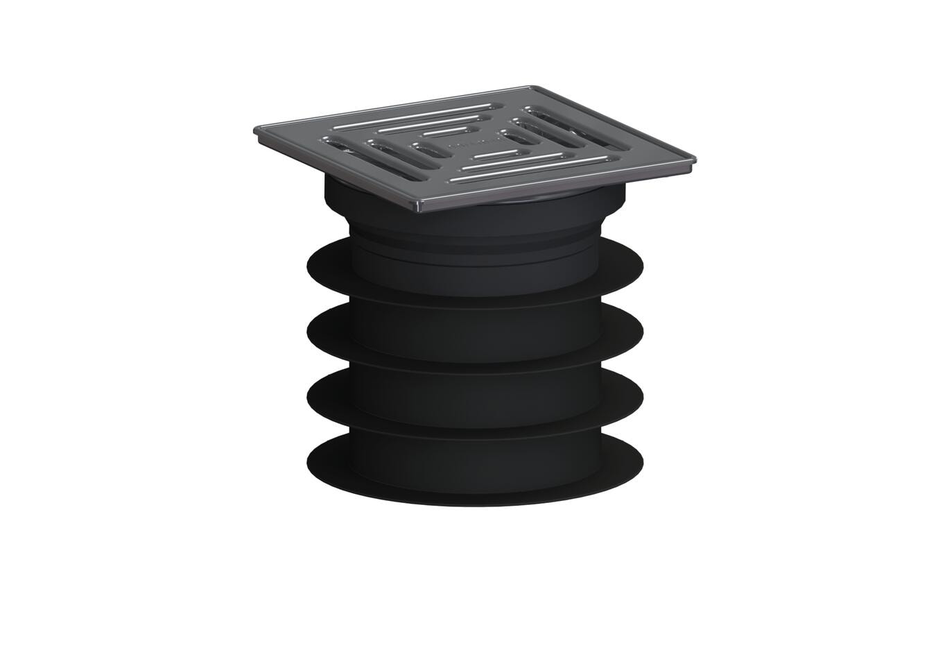 Dallmer Floor drain PRONTO, DN 125, 120 x 120 mm, article 700087