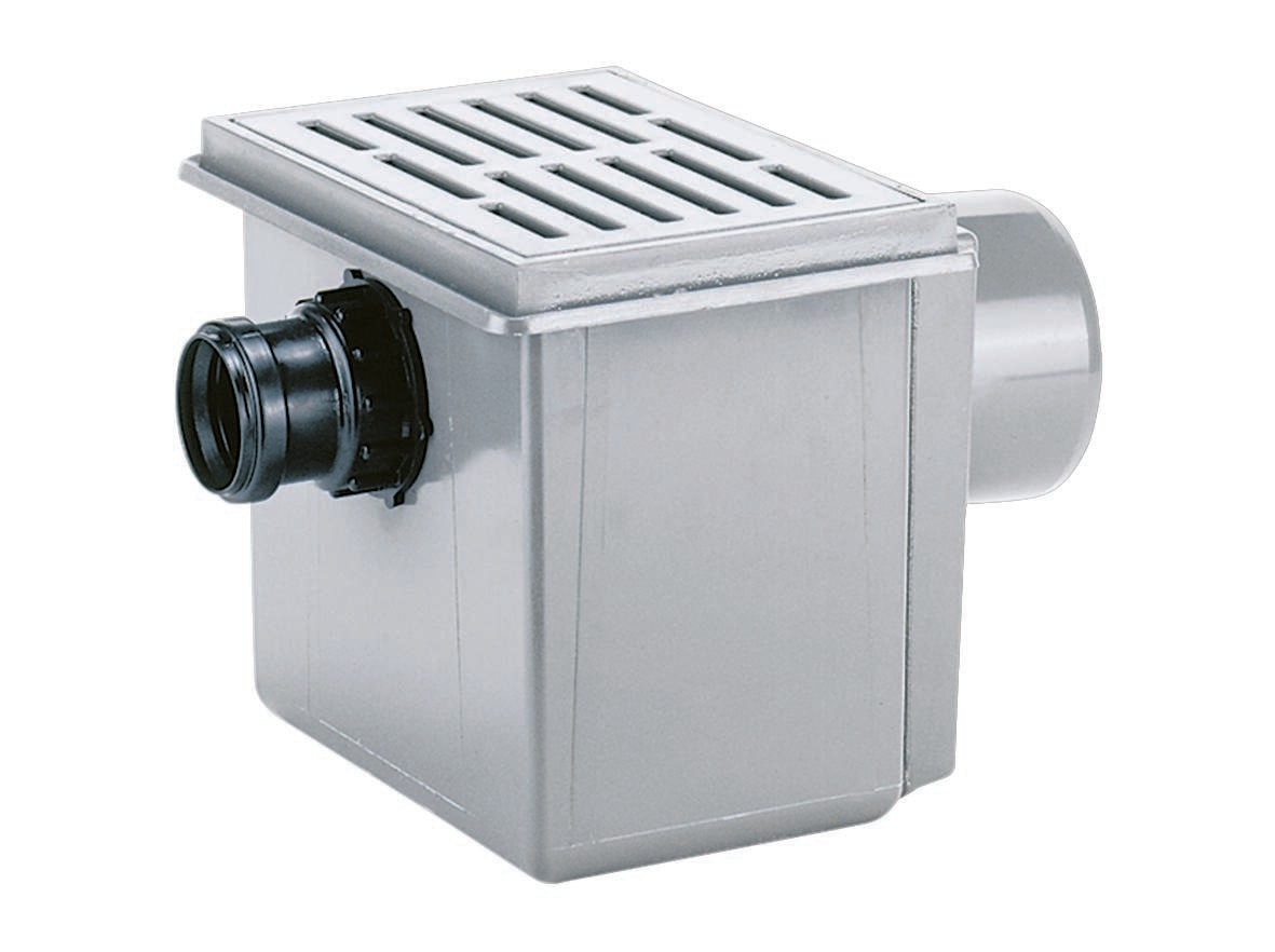 Dallmer Utility drain type 71/1, DN 50 side inlet, DN 100, article 710161