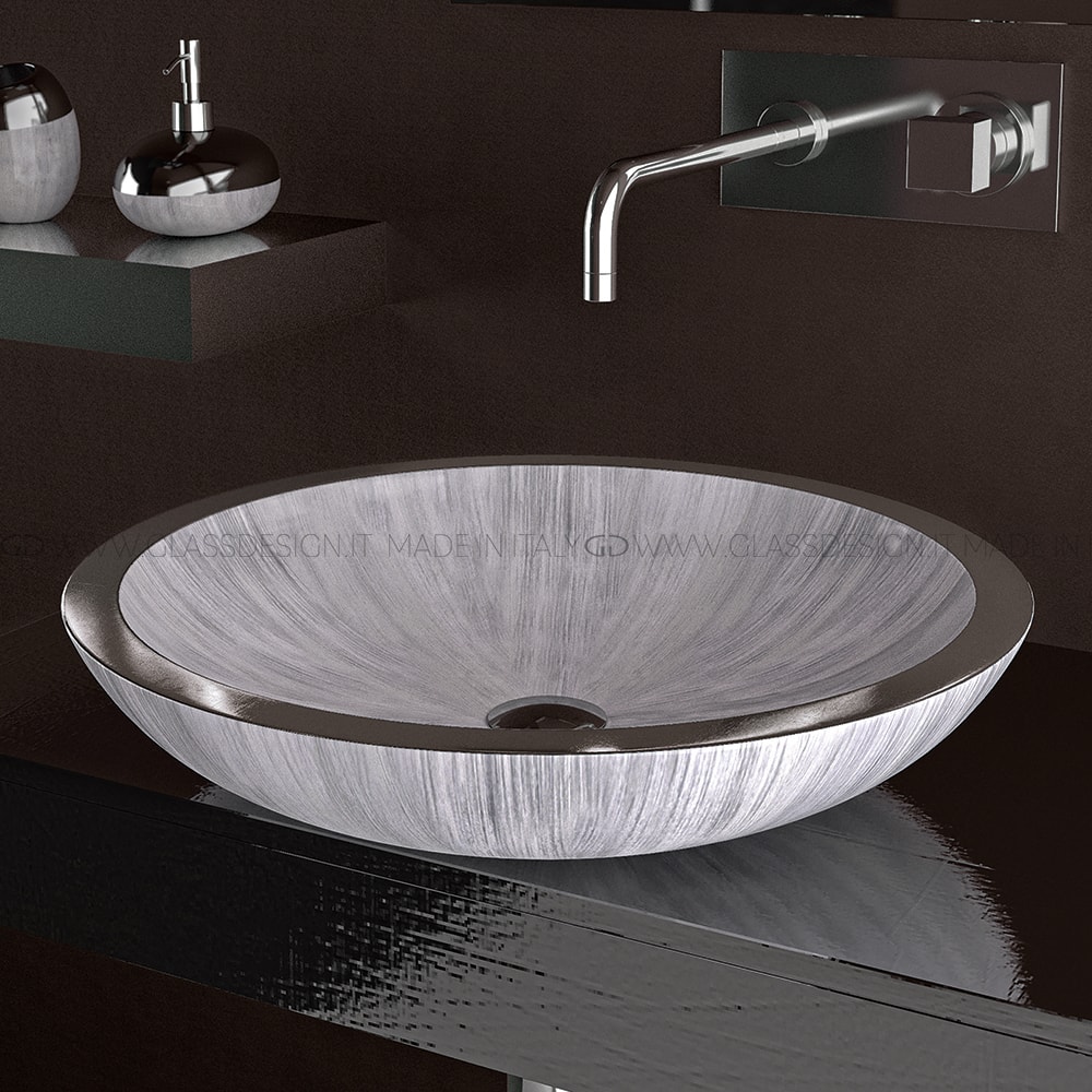 Glass Design Round ALUROA05