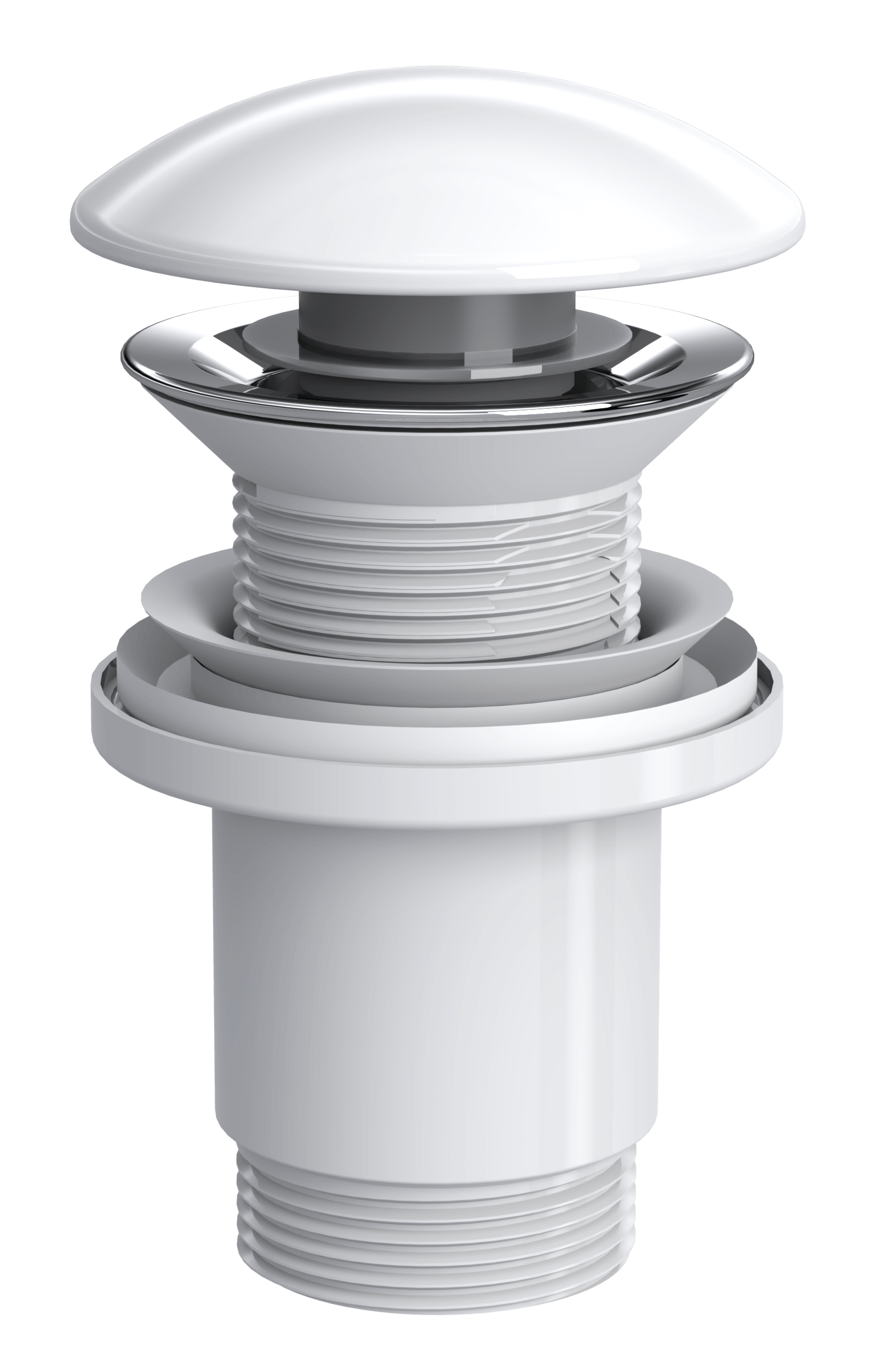 Isvea Ceramic Push-Open without Overflow - white