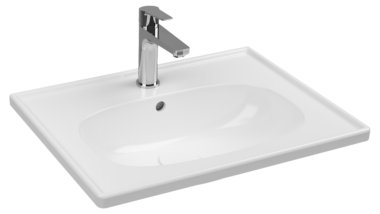 Isvea Sistema C Flat Washbasin 60 cm - white